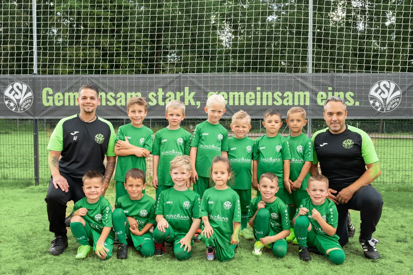 Mannschaftsfoto der Bambinis (G-Jugend) des FSV Eisingen